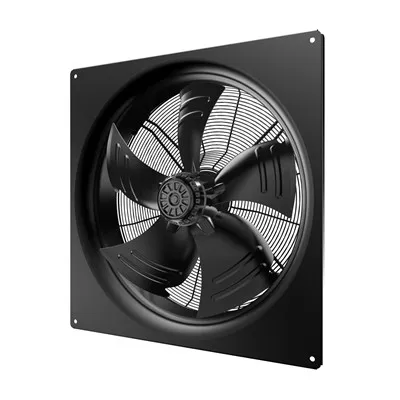 450mm AC محرك كهربائي محوري مروحة شفرة معدنية
